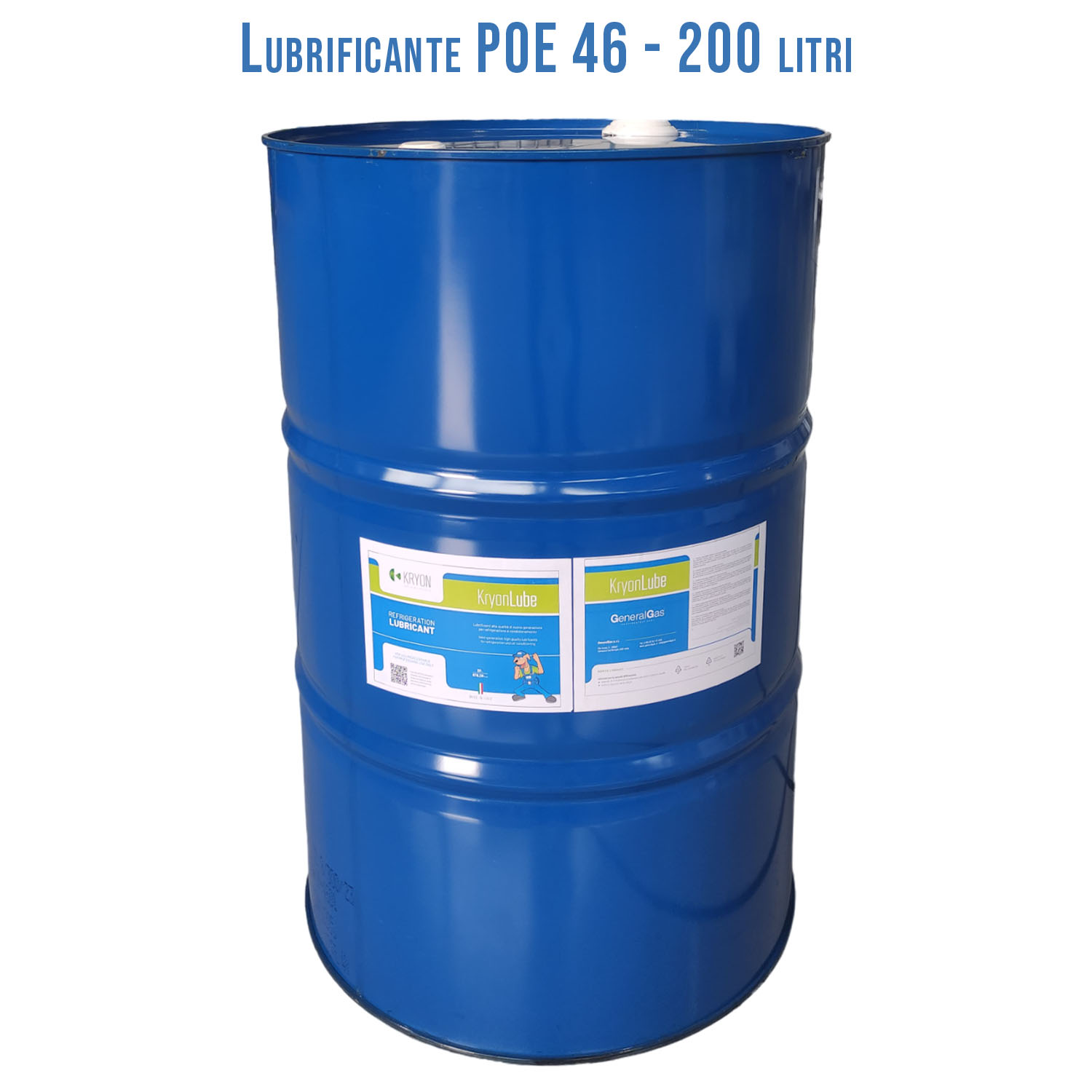  Lubrificante HVACR KryonLube POE 46 -  polyol estere - Barile in metallo da 200 lt.