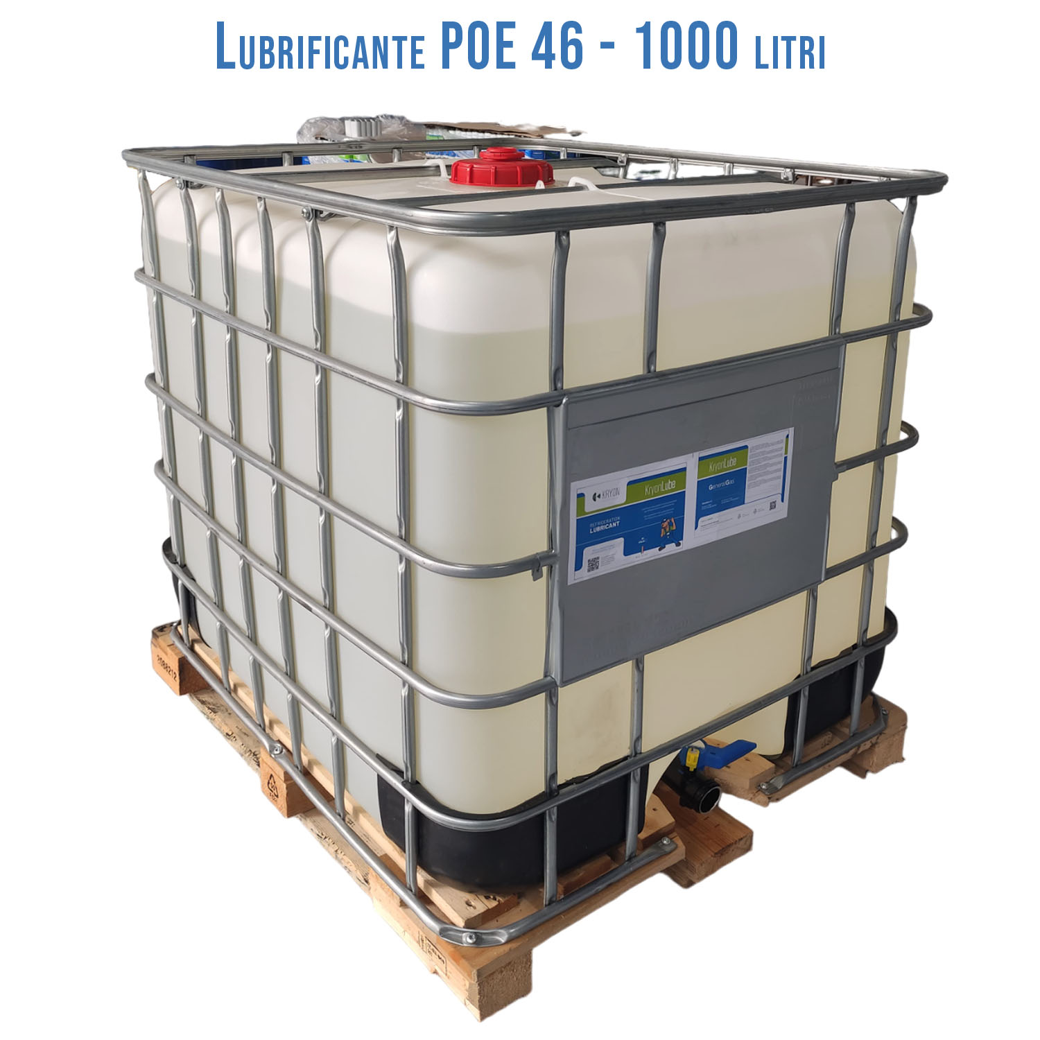 Lubrificante HVACR KryonLube POE 46 -  polyol estere - Cubo IBC 1000 lt.