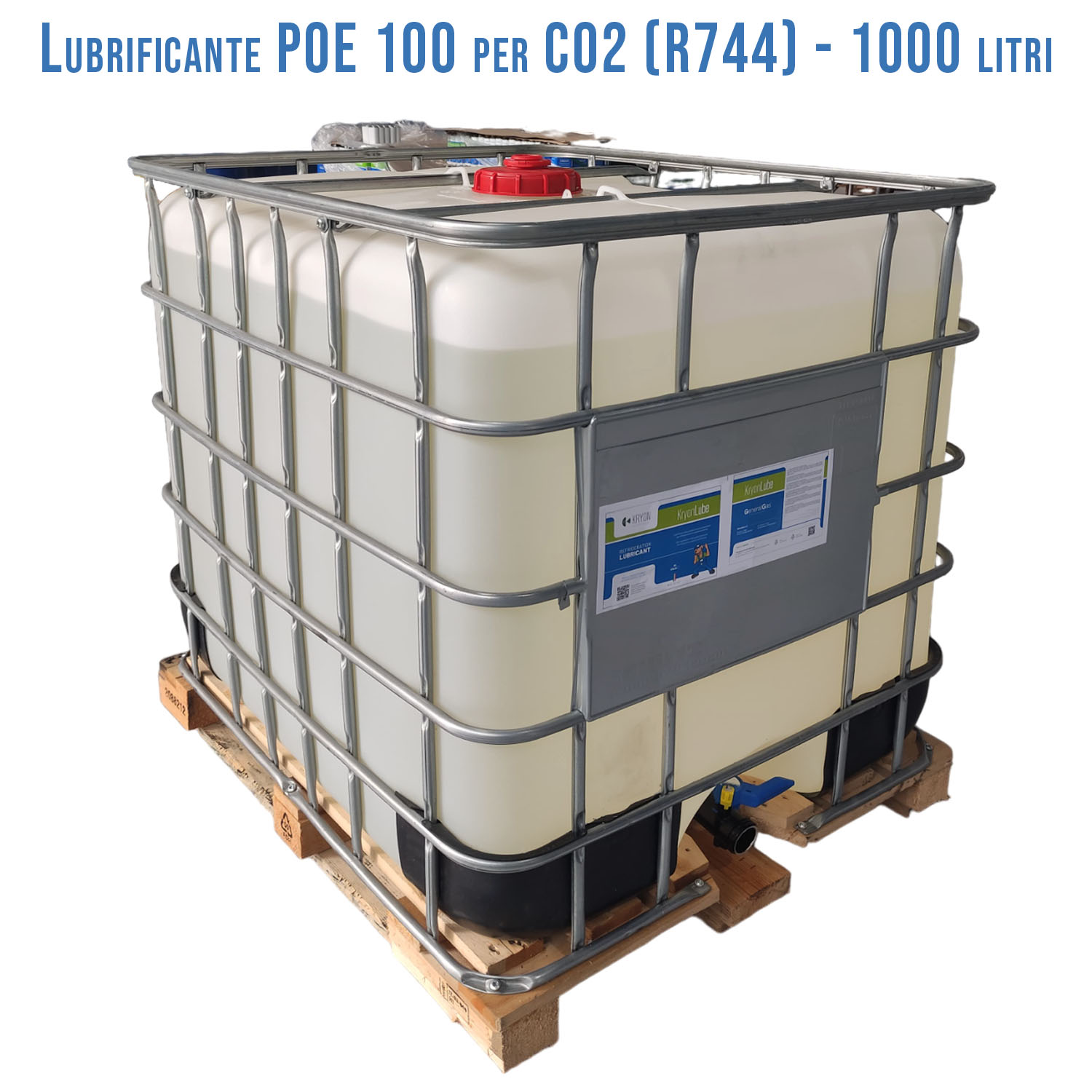 Lubrificante HVACR KryonLube POE 100 CO2 - polyol estere  - Cubo IBC 1000 lt.