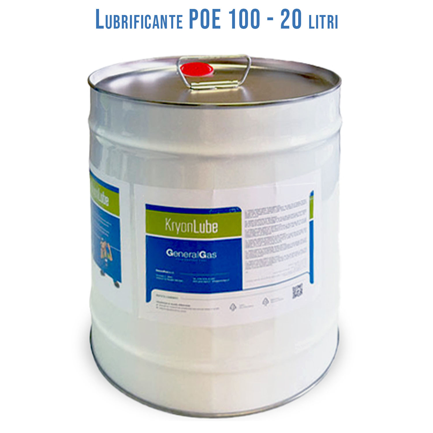 Lubrificante HVACR KryonLube POE 100 -  polyol estere - Tanica in metallo da 20 lt.