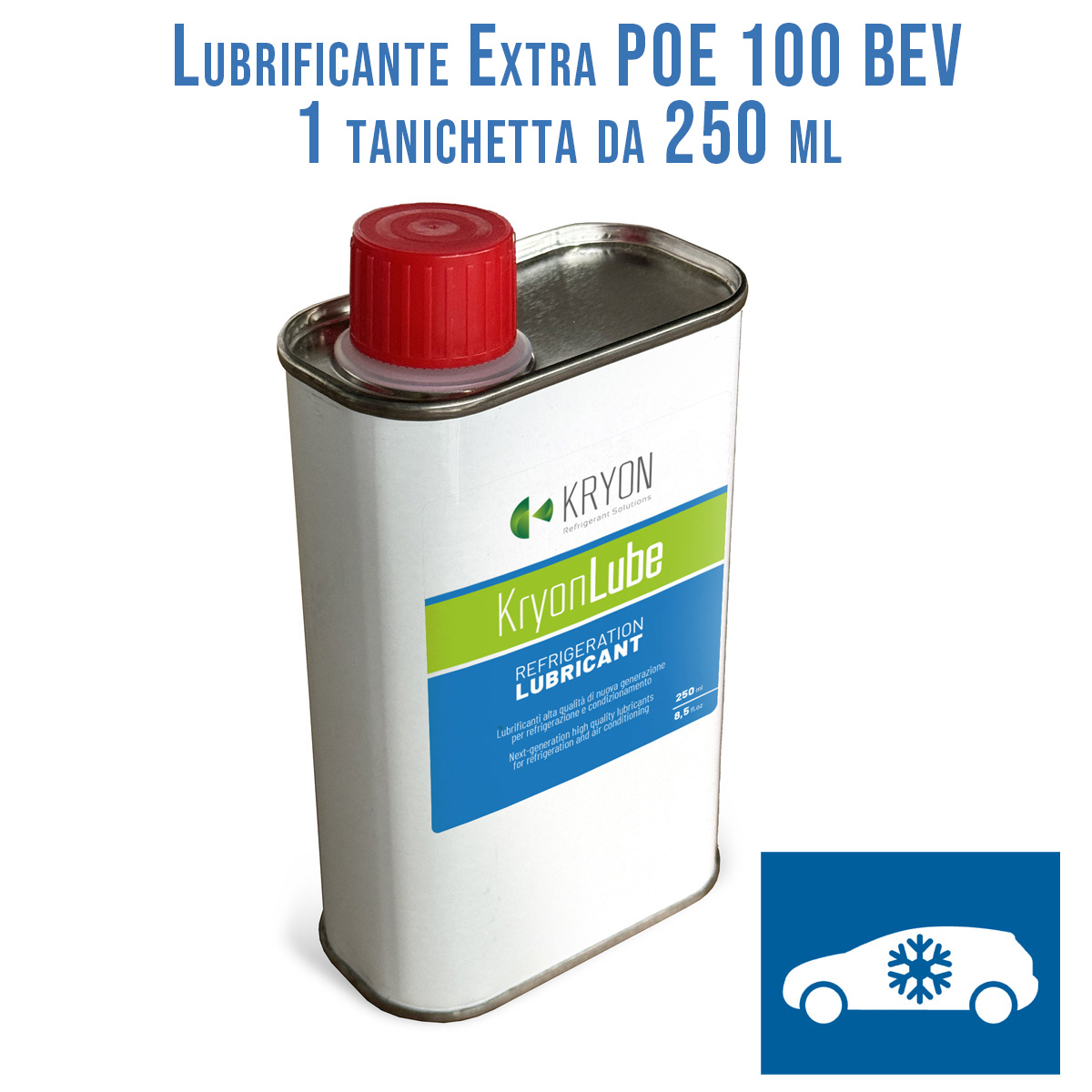 Lubrificante KryonLube EXTRA POE 100 BEV - Tanica in metallo da 250ml