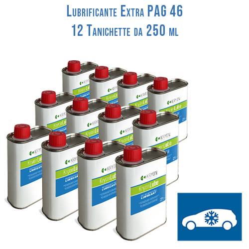 Lubrificante KryonLube EXTRA PAG 46 AUTO - 12 taniche in metallo da 250ml