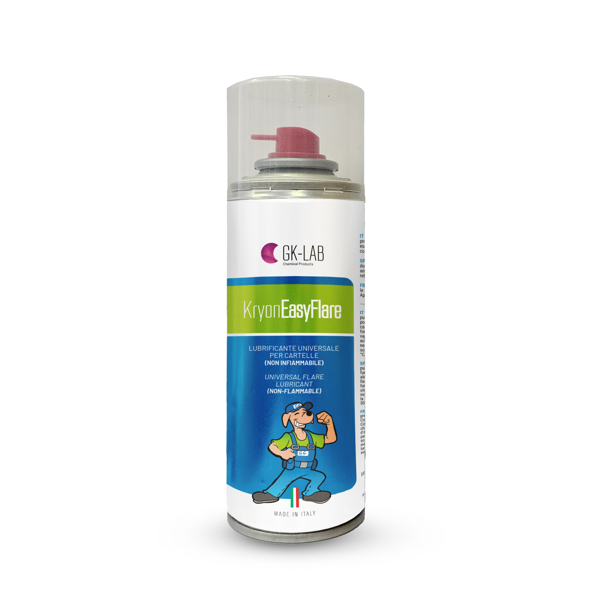 GK-Lab EasyFlare Lubrificante Universale per Cartelle (Non Infiammabile) - 200ml